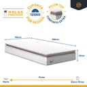 Ver imagem 7 de Cama Box Baú com Colchão de Molas Ensacadas Pillow Top Neve Solteiro 88cm