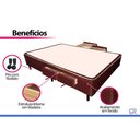Ver imagem 4 de Cama Base c/Aux 4 Gavetas Viúva Castor Poli Brown 128x188x27