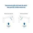 Ver imagem 3 de Kit Porta de Madeira Lisa 215 x 75cm Melamínico Mgm