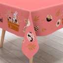 Ver imagem 2 de Toalha de Mesa Retangular Feliz Páscoa Coelho Branco Capa de Almofada