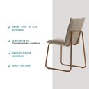 Ver imagem 5 de Conjunto 2 Cadeiras de Jantar Soft 1750 Carraro Areia Rose