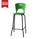 Ver imagem 5 de Kit 10 Banquetas Fixa Alta Piacere - Cor Verde - 34110