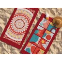 Ver imagem 2 de Toalha De Praia Banho Aveludada 70cm x 1,40m Pontal Mandala