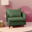 Ver imagem 1 de Sofá Modular Braço Lateral com Pé Metal Sôma CabeCasa MadeiraOriginals Verde