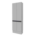 Ver imagem 3 de Paneleiro Planejado 4 Portas 70cm Nara CabeCasa MadeiraOriginals Cinza