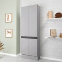 Ver imagem 1 de Paneleiro Planejado 4 Portas 70cm Nara CabeCasa MadeiraOriginals Cinza
