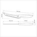 Ver imagem 3 de Faca para Queijo Plenus com Lâmina em Aço Inox e Cabo de Polipropileno Off White 6"