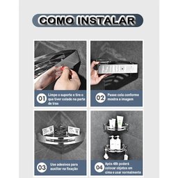 Suporte Embralumi Porta Toalha Ajustável Parede C/ 5 Ganchos Banheiro Toalheiro - 6