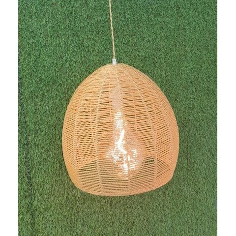 PENDENTE TIMOR 40CM FIBRA NATURAL TRANÇADO 1E27