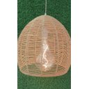 Ver imagem 3 de PENDENTE TIMOR 40CM FIBRA NATURAL TRANÇADO 1E27