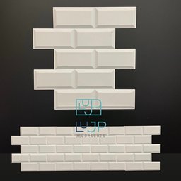 15 Painel Tijolinho Retro 3d de Parede Revestimento 50 X50cm - 5