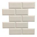 Ver imagem 3 de 15 Painel Tijolinho Retro 3d de Parede Revestimento 50 X50cm