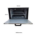 Ver imagem 4 de Forno Pequeno 60 Litros Baixa Pressão Comtampa de Inox Cefaz Frg-03