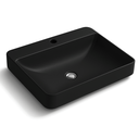 Ver imagem 3 de Cuba para Banheiro Kohler Vox Retangular de Sobrepor Retangular 58x46cm com Furo Branca| 2660BR-1-0