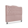 Cabeceira de Cama Box Casal 140 Cm Dunas - Veludo Rose - 1