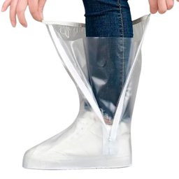 Bota Impermeável Motoqueiro Chuva Sola Borracha Tamanho Xl - 3