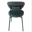 Ver mais imagens de Conjunto Mesa Restaurantes 80x80cm com 01 Cadeira Estofada Preto Fosco – Exclusiva Linho Lincoln Ver
