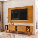 Ver imagem 7 de Rack com Painel para TV até 65 Polegadas 182cmx150,5cm Duna Marrom Cinamomo