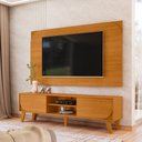 Ver imagem 1 de Rack com Painel para TV até 65 Polegadas 182cmx150,5cm Duna Marrom Cinamomo