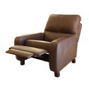 Ver imagem 5 de Poltrona Retrátil Reclinável Vivian 96cm Couro Café - Sallar Home