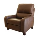 Ver imagem 1 de Poltrona Retrátil Reclinável Vivian 96cm Couro Café - Sallar Home
