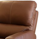 Ver imagem 4 de Poltrona Retrátil Reclinável Vivian 96cm Couro Café - Sallar Home