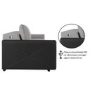 Ver imagem 7 de Estofado Retrátil 220cm com USB Urban Cinza/Preto