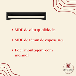 Kit Closet com Cabideiros e Prateleiras Preto Organização Moderna para Seu Quarto - 7