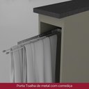 Ver imagem 3 de Kit Ilha Gourmet Connect com Balcões 60cm, 40cm, Porta Toalha e Condimentos Duna/cristal - Móveis