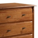 Ver imagem 2 de Cômoda de Madeira Maciça com 4 Gavetas Pés Luis Xv 60400 Linz Móveis - Imbuia Glazer