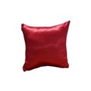 Ver imagem 5 de Kit 4 Capa Almofadas Cetim 35x35 Luxo Ziper Invisivel - Magic Enxovais Vermelho