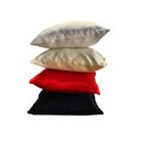 Ver imagem 3 de Kit 4 Capa Almofadas Cetim 35x35 Luxo Ziper Invisivel - Magic Enxovais Vermelho