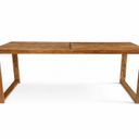 Ver imagem 5 de Mesa Rustica Jardim Baren Yescasa Marrom/Nogueira