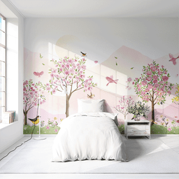 Papel de Parede Painel Florais - 1