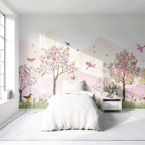 Papel de Parede Painel Florais