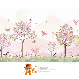 Papel de Parede Painel Florais - 2