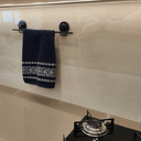 Ver imagem 3 de Barra para Cozinha com Ventosa 50cm Preta Pendurar Utensílios Toalha Faciliti Schmitt