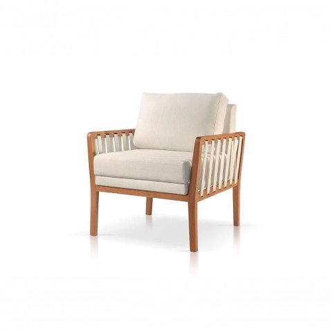 Poltrona Decorativa Sala Estar Julia Linho Offwhite 01t