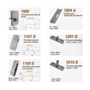 Ver imagem 2 de Kit porta pivotante para vidro temperado blindex 6 e 10mm - Preto