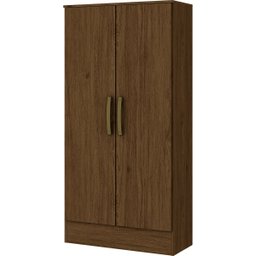 Multiuso Sapateira Roupeiro Com 2 Portas B14 Castanho - Briz Móveis - 1