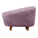 Ver imagem 3 de Poltrona Pet Baby Lady Cães e Gatos Confortável Apartamento Luxo Veludo Rose