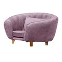 Ver imagem 2 de Poltrona Pet Baby Lady Cães e Gatos Confortável Apartamento Luxo Veludo Rose