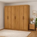 Ver imagem 1 de Guarda Roupa 6 Portas 2 Gavetas Perla -grand Line
