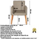 Ver imagem 2 de Poltrona para Quarto Infantil Tecido Suede Resistente Espaço Pequeno Pés de Madeira Estudo