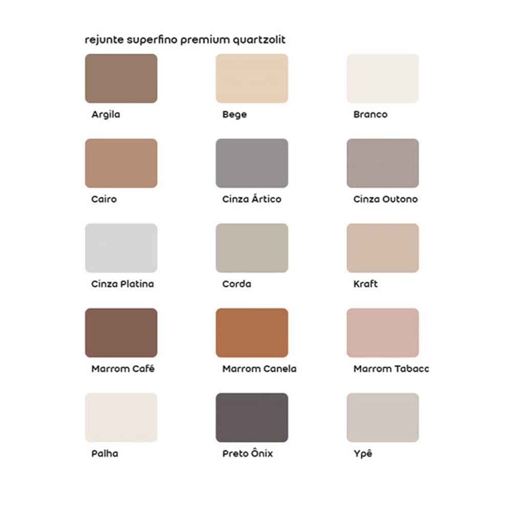 Rejunte Porcelatano e Cerâmica 1 Kg - Cor Kraft Quartzolit - 2