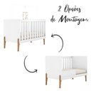 Ver imagem 3 de Berço Mini Cama Iris com Suporte para Mosqueteiro Branco Acetinado