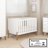 Berço Mini Cama Iris com Suporte para Mosqueteiro Branco Acetinado - 2