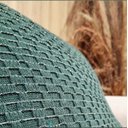 Ver imagem 2 de Capa de Almofada Rustica em Algodão Macrame Verde