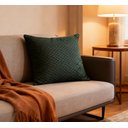 Ver imagem 1 de Capa de Almofada Rustica em Algodão Macrame Verde