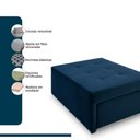 Ver mais imagens de 4 em 1 Poltrona, Puff, Chaise e Cama Ares Azul Estofama